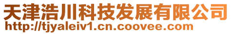天津浩川科技發(fā)展有限公司