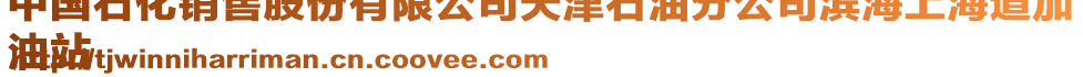 中國石化銷售股份有限公司天津石油分公司濱海上海道加
油站