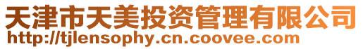 天津市天美投資管理有限公司