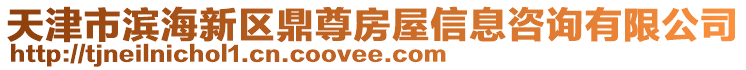 天津市濱海新區(qū)鼎尊房屋信息咨詢有限公司