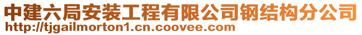 中建六局安裝工程有限公司鋼結(jié)構(gòu)分公司