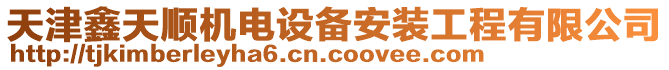 天津鑫天順機電設備安裝工程有限公司