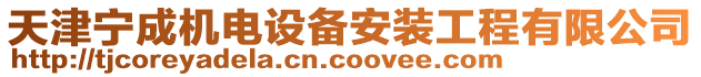 天津?qū)幊蓹C(jī)電設(shè)備安裝工程有限公司
