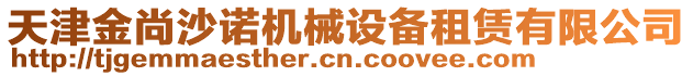 天津金尚沙諾機械設備租賃有限公司