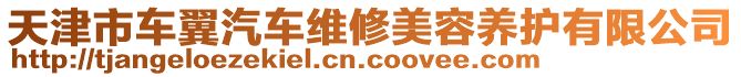 天津市車(chē)翼汽車(chē)維修美容養(yǎng)護(hù)有限公司