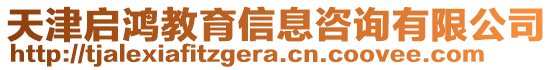 天津啟鴻教育信息咨詢(xún)有限公司