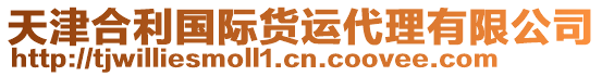 天津合利國(guó)際貨運(yùn)代理有限公司