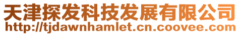 天津探發(fā)科技發(fā)展有限公司