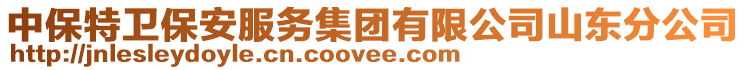 中保特衛保安服務集團有限公司山東分公司