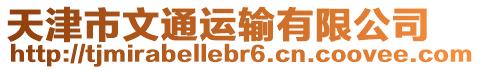 天津市文通運(yùn)輸有限公司