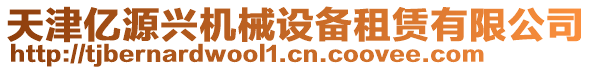天津億源興機械設(shè)備租賃有限公司