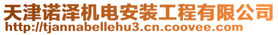 天津諾澤機(jī)電安裝工程有限公司