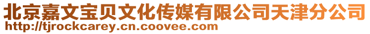 北京嘉文寶貝文化傳媒有限公司天津分公司