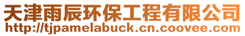 天津雨辰環(huán)保工程有限公司