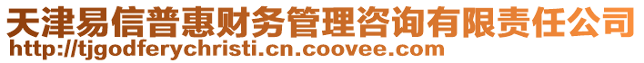 天津易信普惠財(cái)務(wù)管理咨詢有限責(zé)任公司