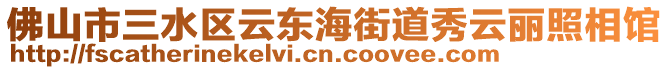 佛山市三水區(qū)云東海街道秀云麗照相館