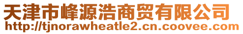 天津市峰源浩商貿(mào)有限公司