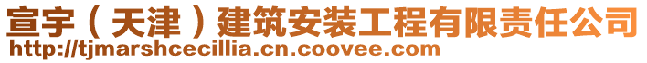 宣宇(天津)建筑安裝工程有限責任公司