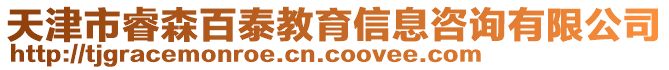 天津市睿森百泰教育信息咨詢有限公司