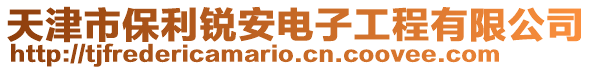 天津市保利銳安電子工程有限公司