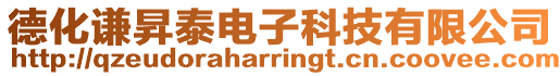 德化謙昇泰電子科技有限公司
