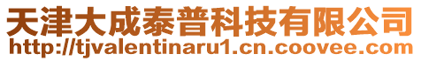 天津大成泰普科技有限公司