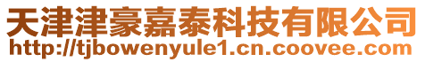 天津津豪嘉泰科技有限公司