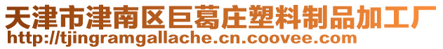 天津市津南區(qū)巨葛莊塑料制品加工廠