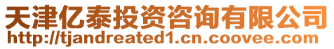 天津億泰投資咨詢有限公司