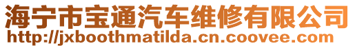 海宁市宝通汽车维修有限公司