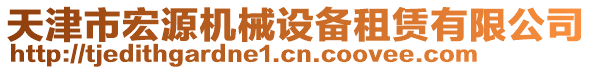 天津市宏源機械設備租賃有限公司