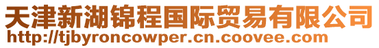 天津新湖錦程國(guó)際貿(mào)易有限公司