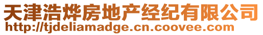 天津浩燁房地產(chǎn)經(jīng)紀有限公司