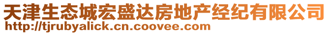 天津生態城宏盛達房地產經紀有限公司