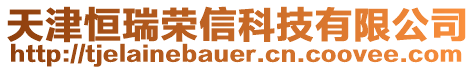 天津恒瑞榮信科技有限公司