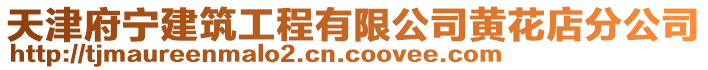 天津府寧建筑工程有限公司黃花店分公司