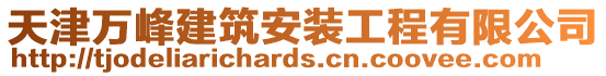 天津萬峰建筑安裝工程有限公司