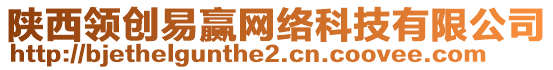 陜西領(lǐng)創(chuàng)易贏網(wǎng)絡(luò)科技有限公司