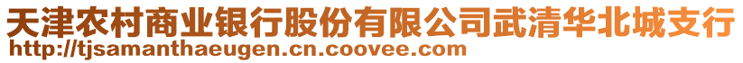 天津農村商業銀行股份有限公司武清華北城支行