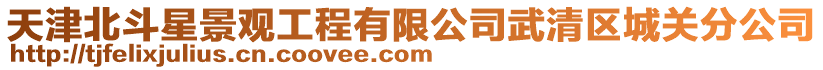 天津北斗星景觀工程有限公司武清區城關分公司