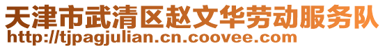 天津市武清區(qū)趙文華勞動服務(wù)隊