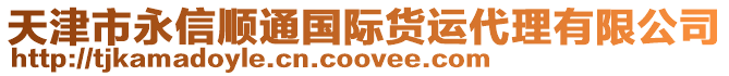 天津市永信順通國際貨運代理有限公司