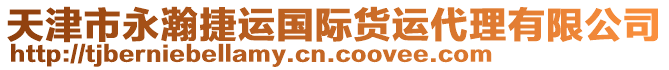 天津市永瀚捷運(yùn)國際貨運(yùn)代理有限公司