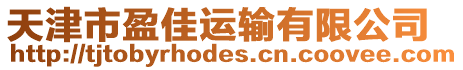天津市盈佳運輸有限公司