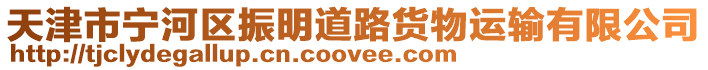 天津市寧河區振明道路貨物運輸有限公司
