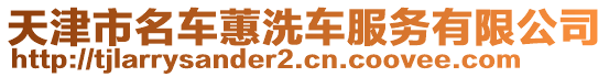 天津市名車蕙洗車服務(wù)有限公司