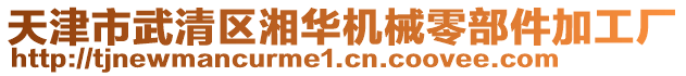 天津市武清區湘華機械零部件加工廠