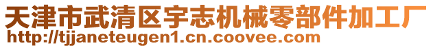 天津市武清區宇志機械零部件加工廠