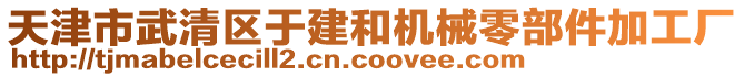 天津市武清區(qū)于建和機械零部件加工廠