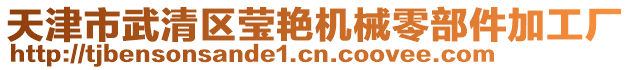 天津市武清區(qū)瑩艷機(jī)械零部件加工廠